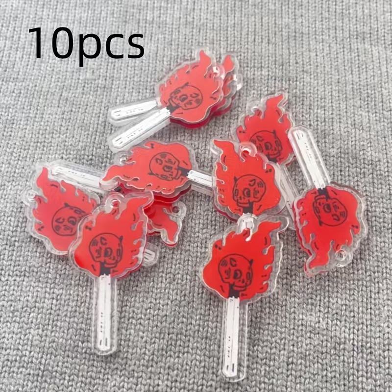 Jewelry Making Jewelry - 10pcs acrylic skull pendant, DIY jewelry
