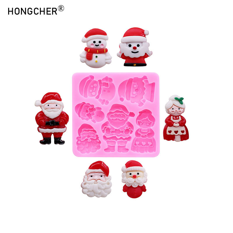 Resin Mold Jewelry - Christmas Series Bells Christmas Tree Snowman