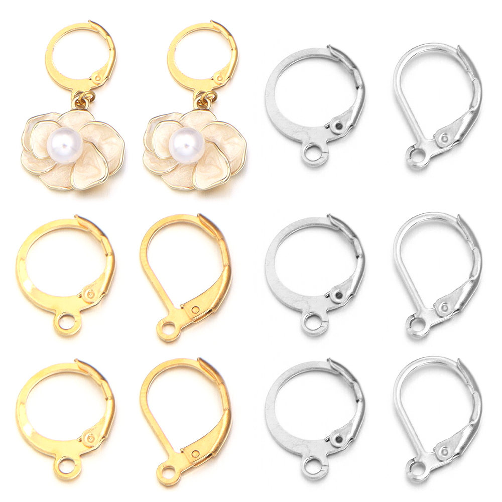 Jewelry Making Class - 20pcs/lot Stainless Steel Ear Hook Round