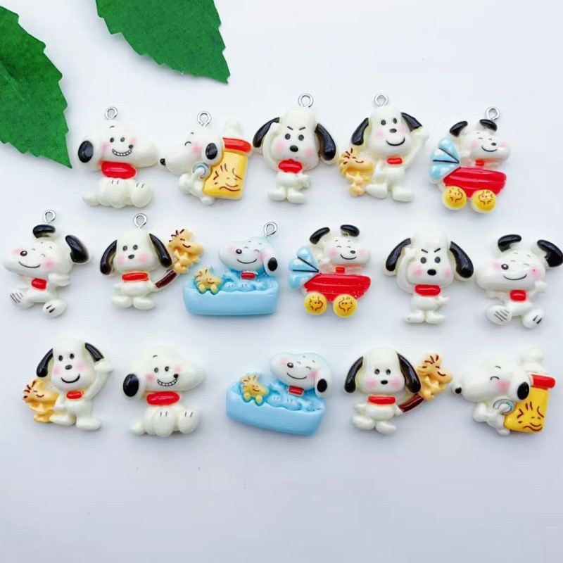 Jewelry Making Jewelry - 12pcs resin cartoon dog pendant, DIY