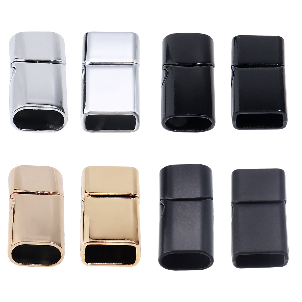 Jewelry Making Class - 5Pcs Alloy Magnetic Clasps Round Square