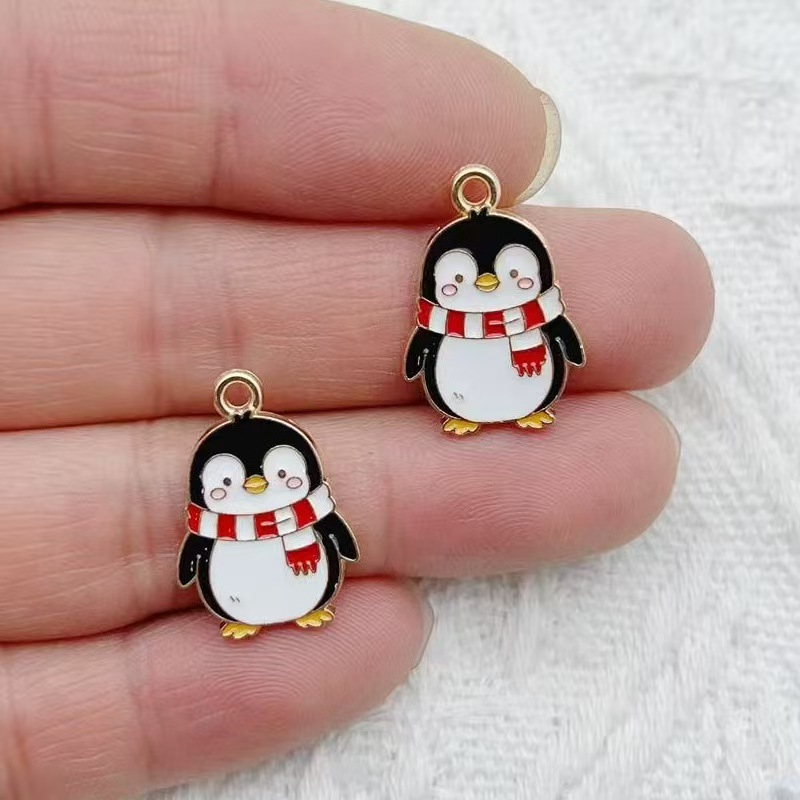 10pcs Cartoon Penguin Panda DI - Jewelry Making Jewelry review and price