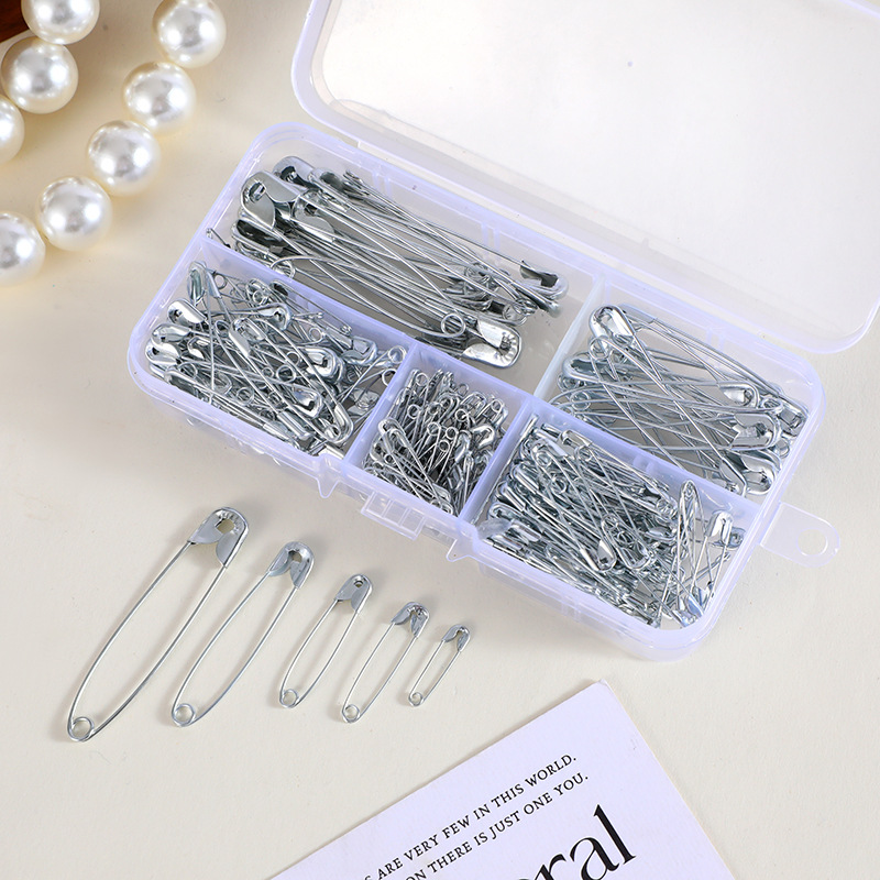 Silver Safety Pins Kit With St - Jewelry Making Organizer review and price
