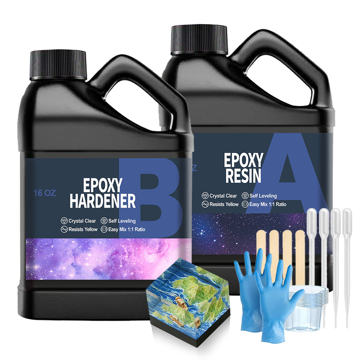 32OZ Clear Epoxy Resin Kit, No - Resin Mold Jewelry review and price