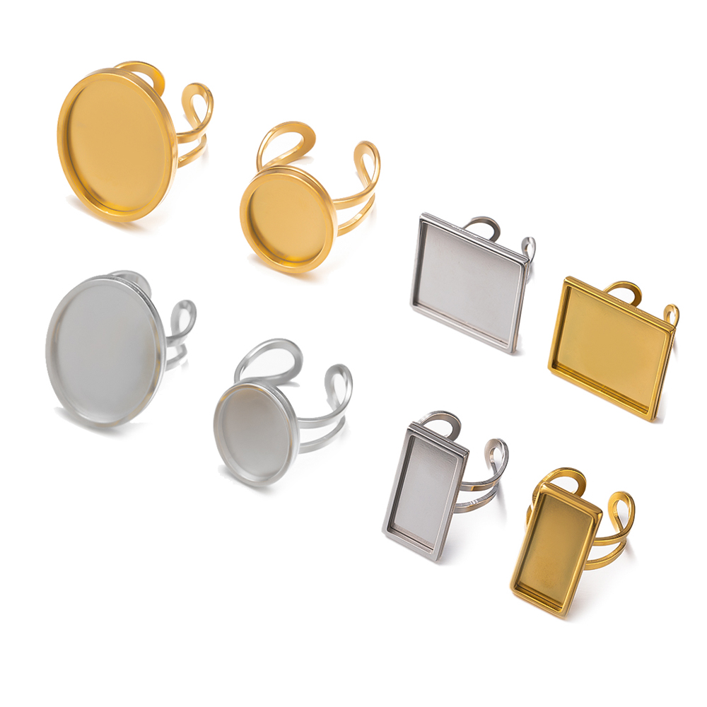 4Pcs Stainless Steel Golden Bl - Jewelry Making Ring Tool review and price