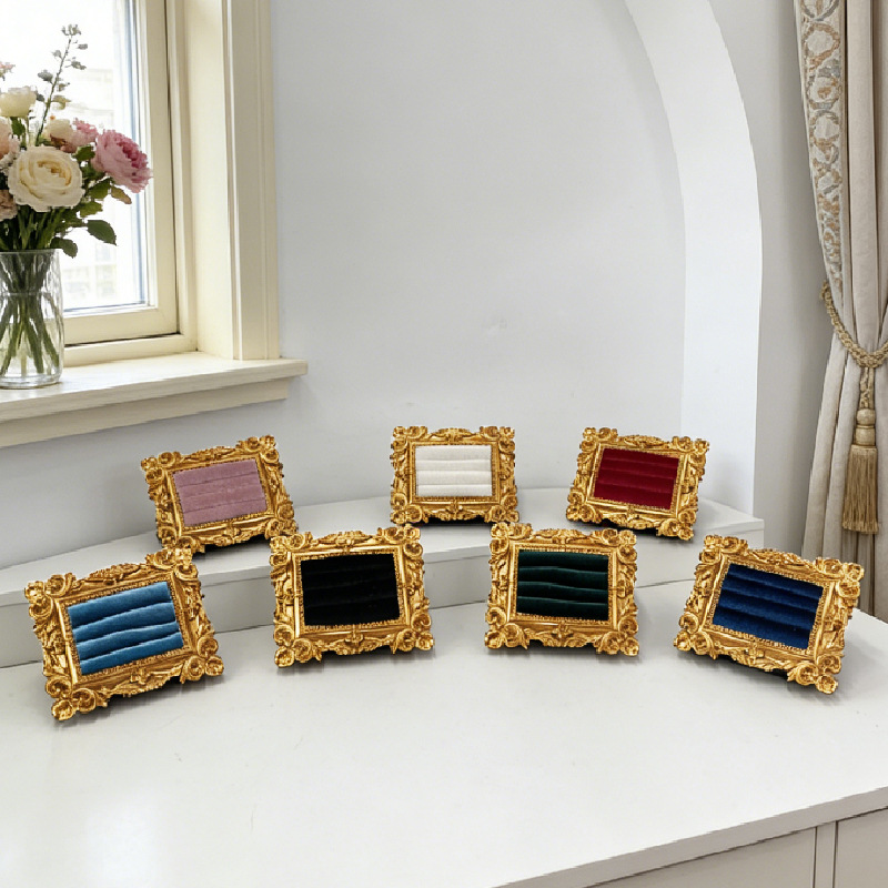 Vintage Picture Frame Ring Dis - Jewelry Making Organizer review and price
