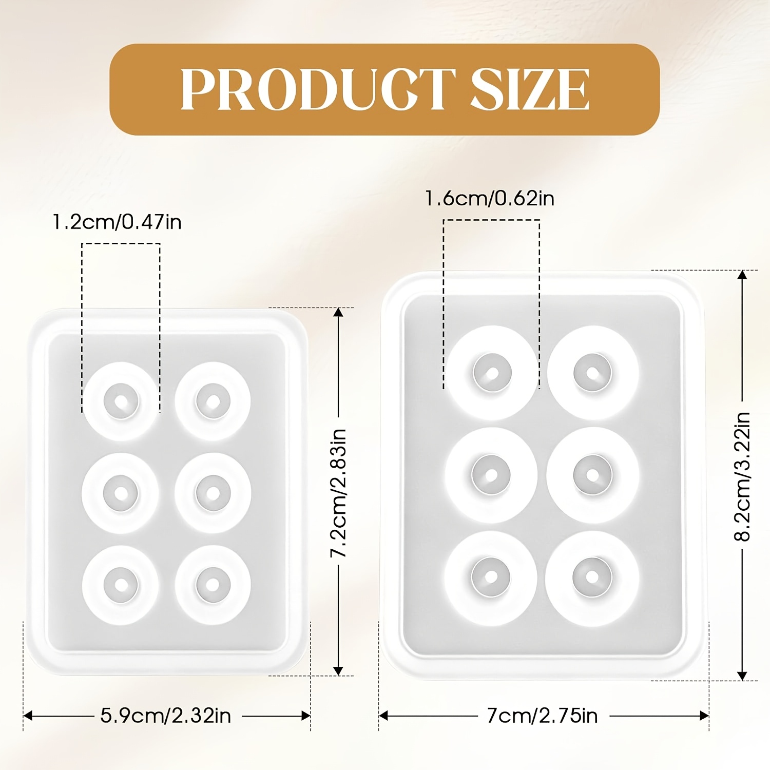Two Perforated Spherical Silic - Resin Mold Jewelry review and price
