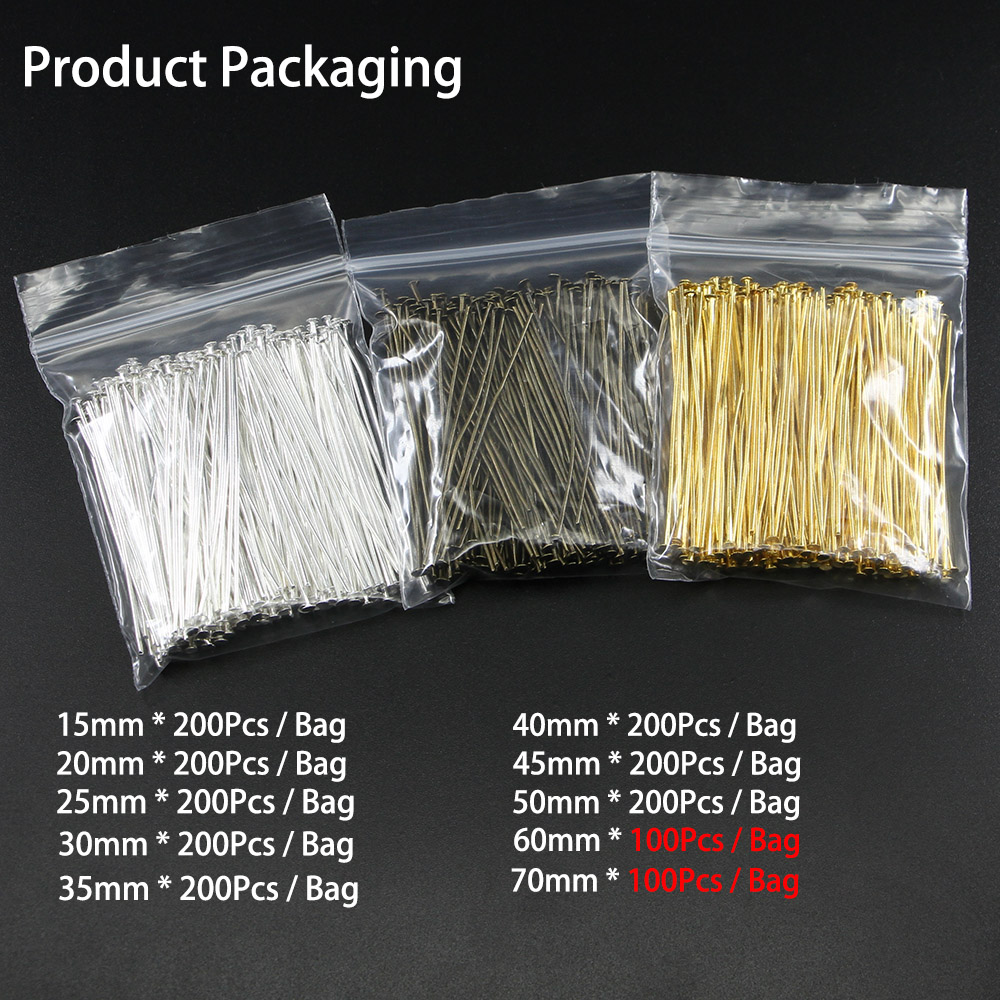 20 25 30 35 40 45 50 60 70 mm  - Jewelry Making Eye Pins review and price