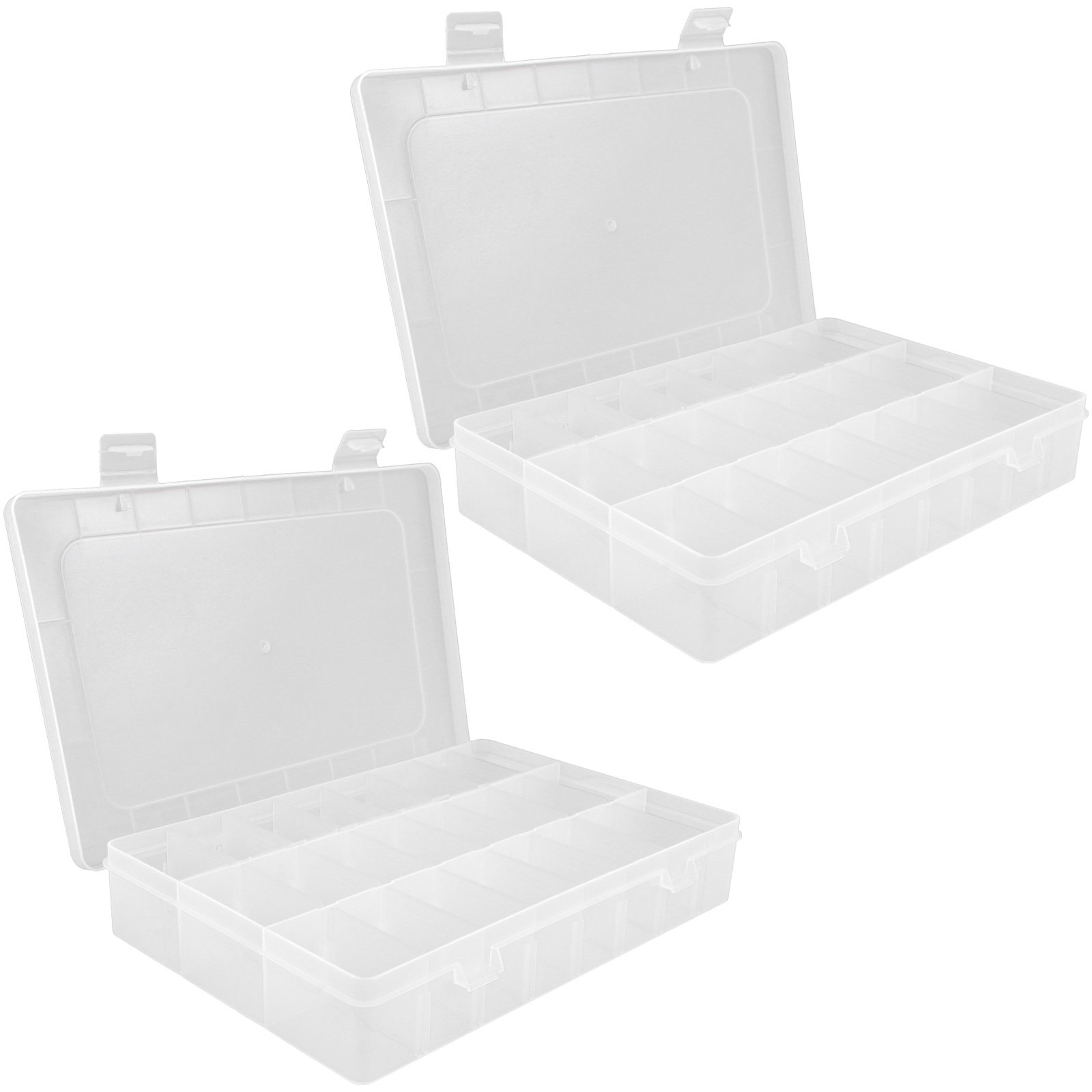 2 Pcs Plastic Grid Organizer S - Jewelry Making Organizer review and price