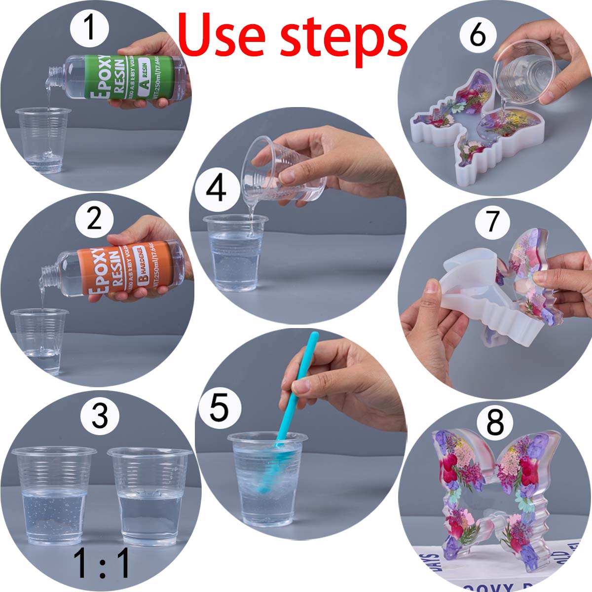 1:1 Ratio Epoxy Resin Kit Anti - Resin Mold Jewelry review and price