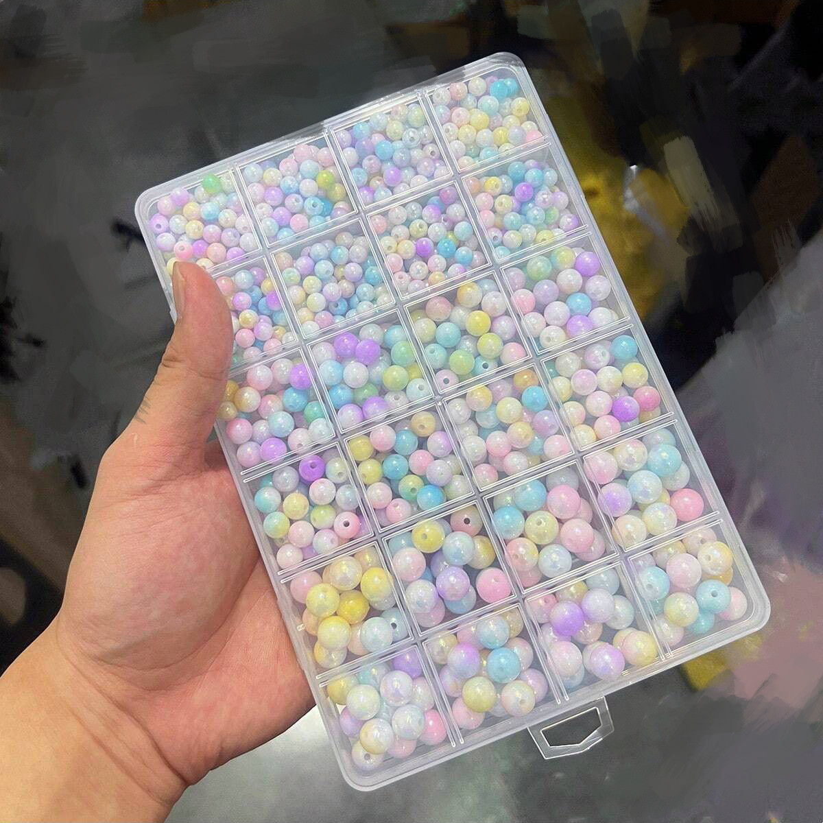 800pcs/24 grid set box 6mm/8mm - Jewelry Making For Birthday Party review and price