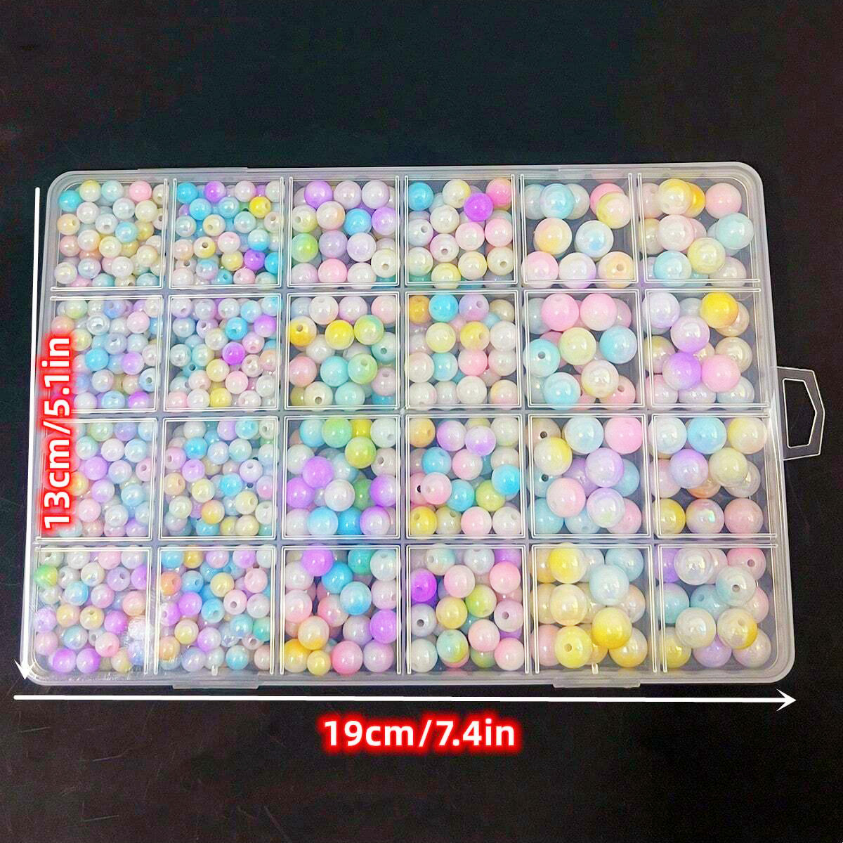 800pcs/24 grid set box 6mm/8mm - Jewelry Making For Birthday Party review and price