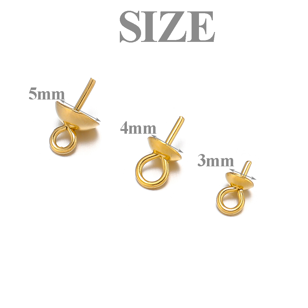 50-100pcs Gold Color Stainless - Jewelry Making Eye Pins review and price
