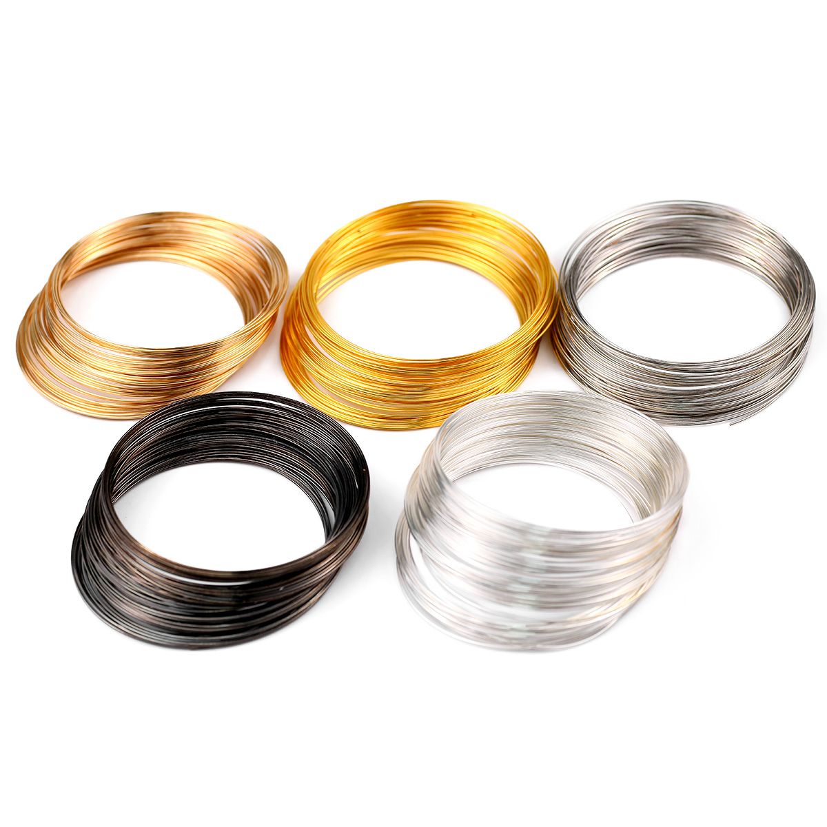 50Loops/Lot 0.6mm Memory Steel - Memory Wire Bracelet review and price