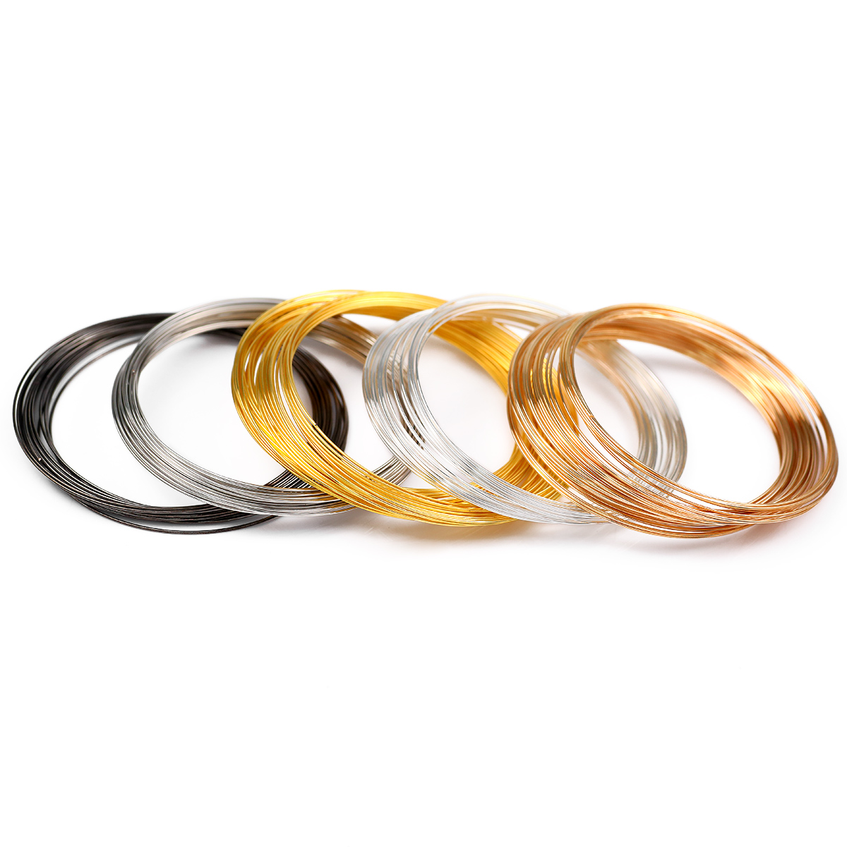 50Loops/Lot 0.6mm Memory Steel - Memory Wire Bracelet review and price