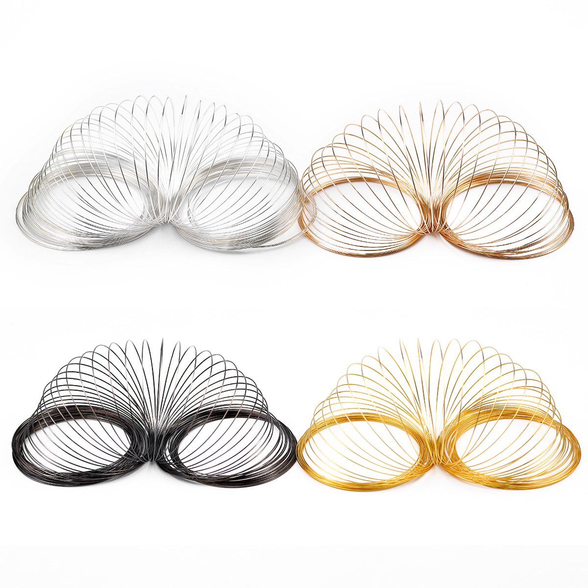 50Loops/Lot 0.6mm Memory Steel - Memory Wire Bracelet review and price