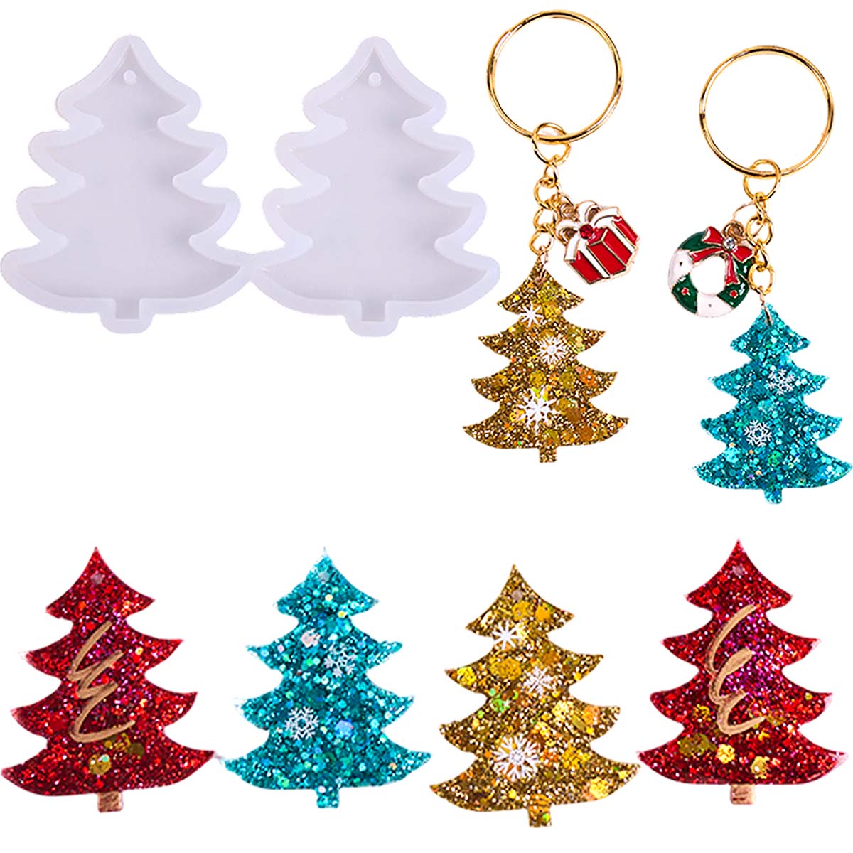 3D Christmas Tree Pendant Sili - Resin Mold Jewelry review and price
