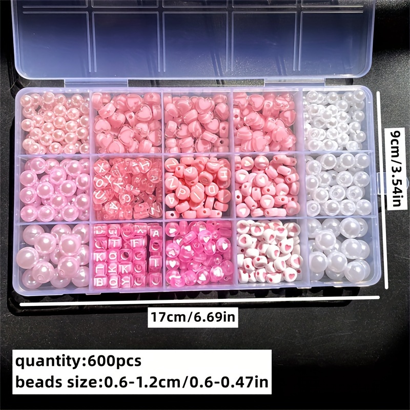 10-piece pink alphabet box, ac - Jewelry Making Organizer review and price