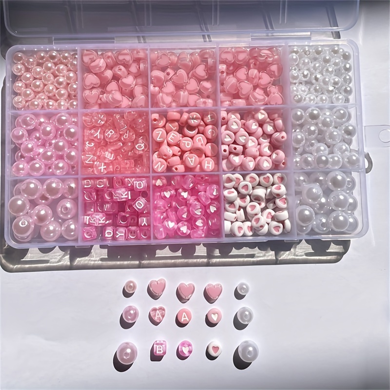 10-piece pink alphabet box, ac - Jewelry Making Organizer review and price