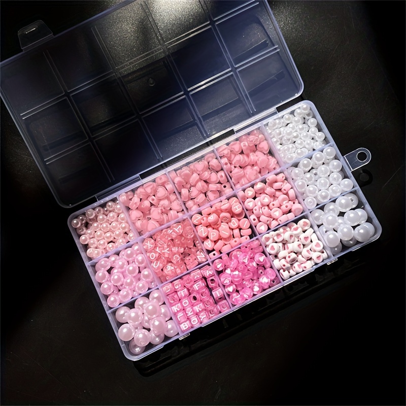 10-piece pink alphabet box, ac - Jewelry Making Organizer review and price