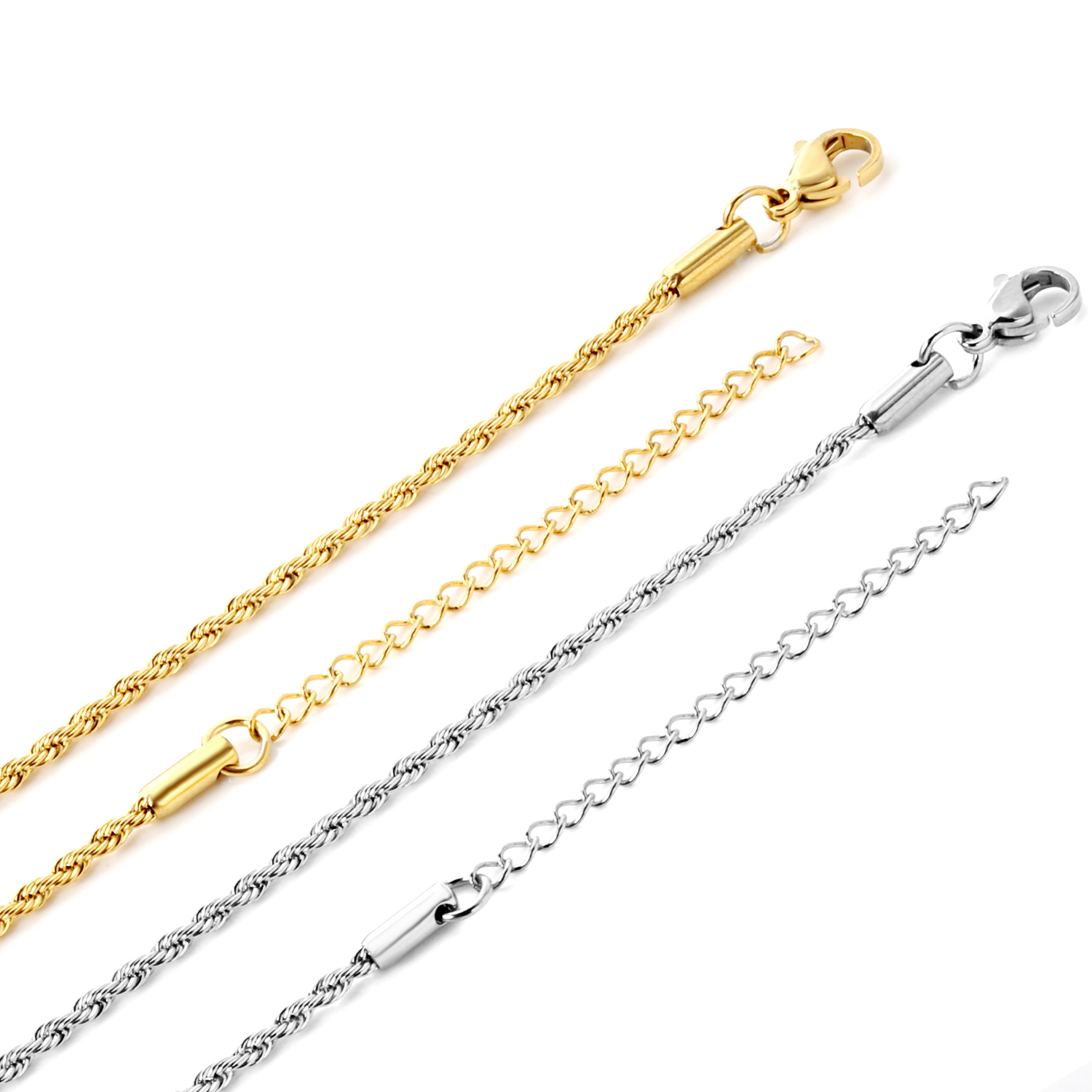 LUXUKISSKIDS 10pcs 2mm 45+5cm  - Jewelry Making Singapore review and price
