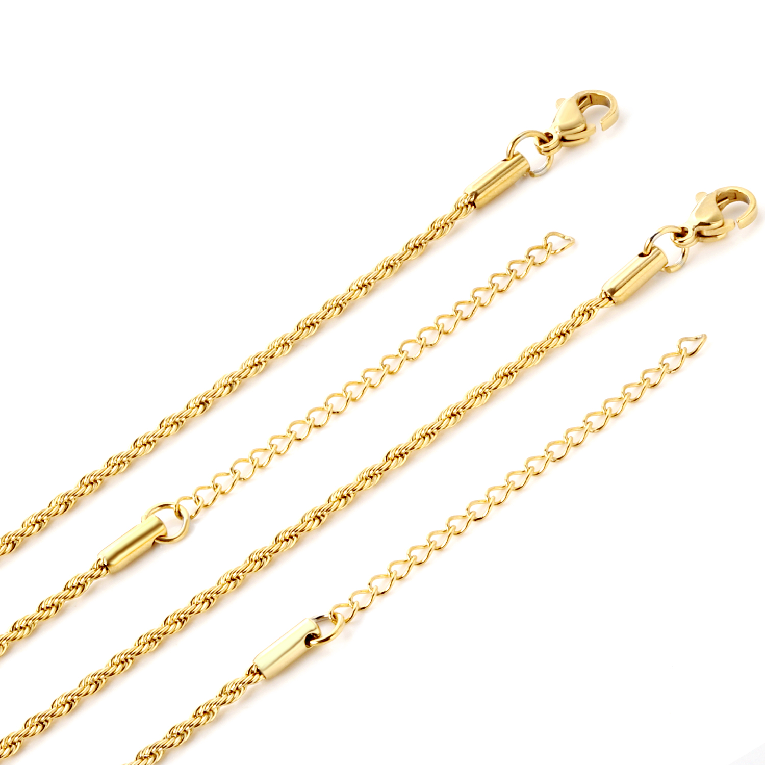 LUXUKISSKIDS 10pcs 2mm 45+5cm  - Jewelry Making Singapore review and price