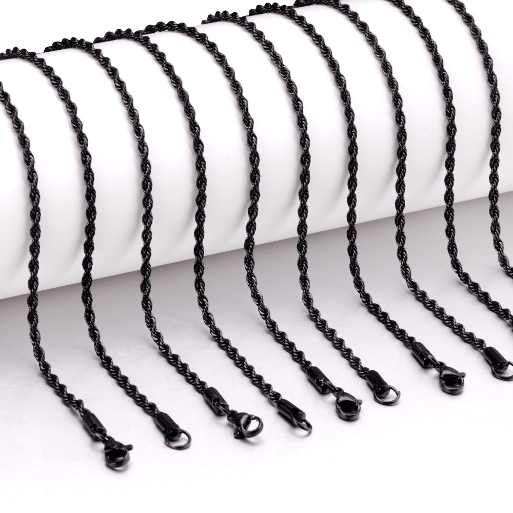 ASONSTEEL 10Pcs/Lot Black Colo - Jewelry Making Singapore review and price