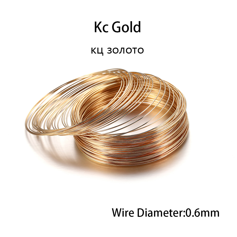100 Loops/lot 0.6mm Silver Gol - Memory Wire Bracelet review and price