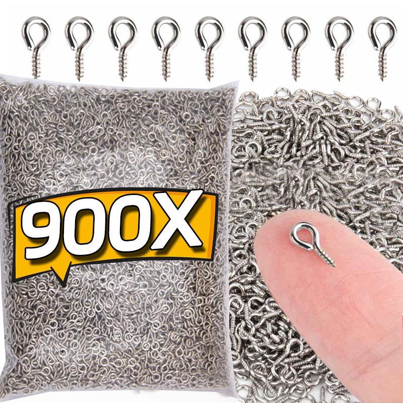 8/10mm Mini Screw Eye Pins Met - Jewelry Making Eye Pins review and price