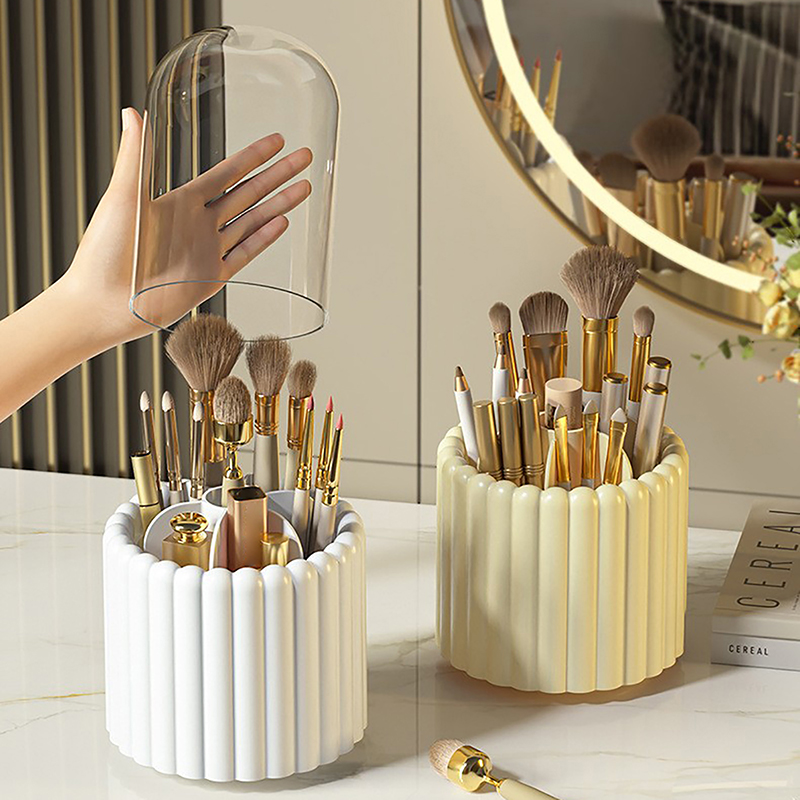 360° Rotating Makeup Brushes H - Jewelry Making Organizer review and price