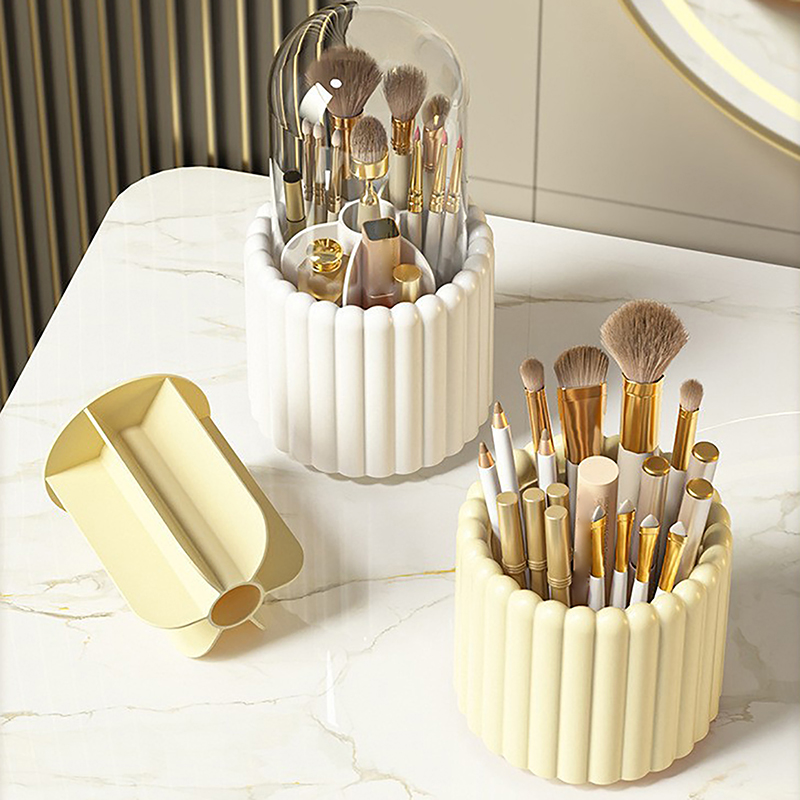 360° Rotating Makeup Brushes H - Jewelry Making Organizer review and price