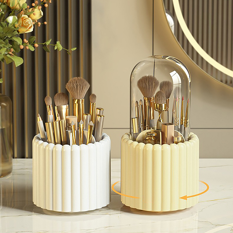 360° Rotating Makeup Brushes H - Jewelry Making Organizer review and price