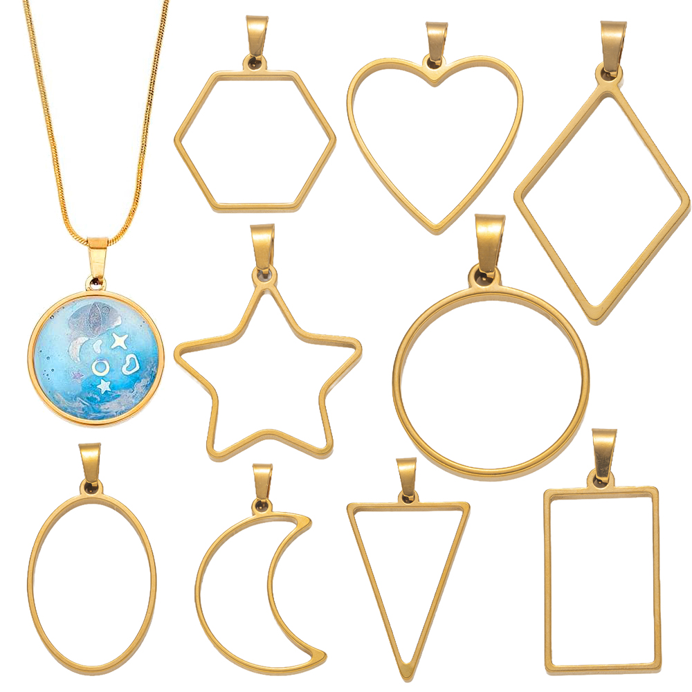 5pcs Stainless Steel Open Back - Resin Mold Jewelry review and price