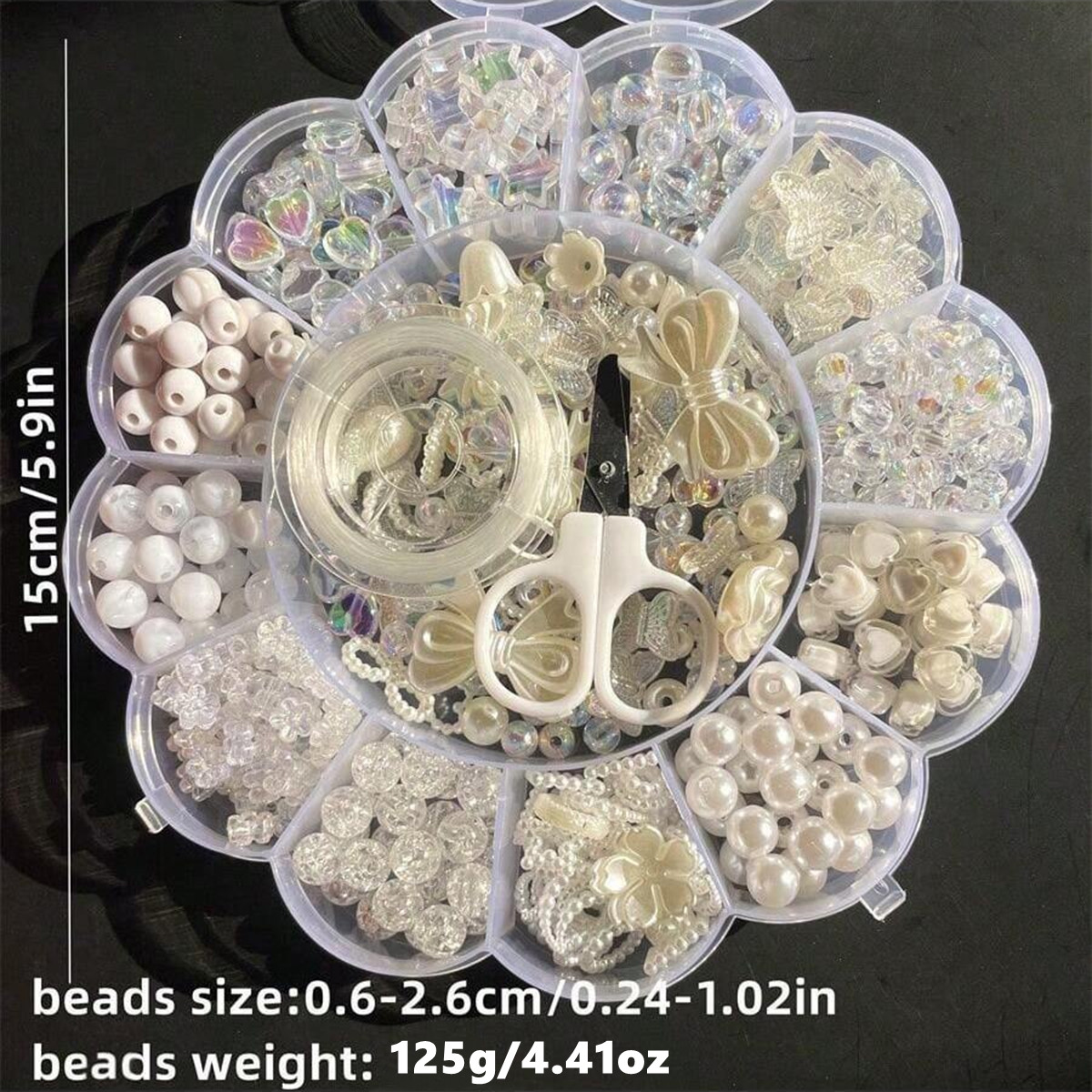 2Set/1Set 13 Grids Acrylic Flo - Jewelry Making For Birthday Party review and price