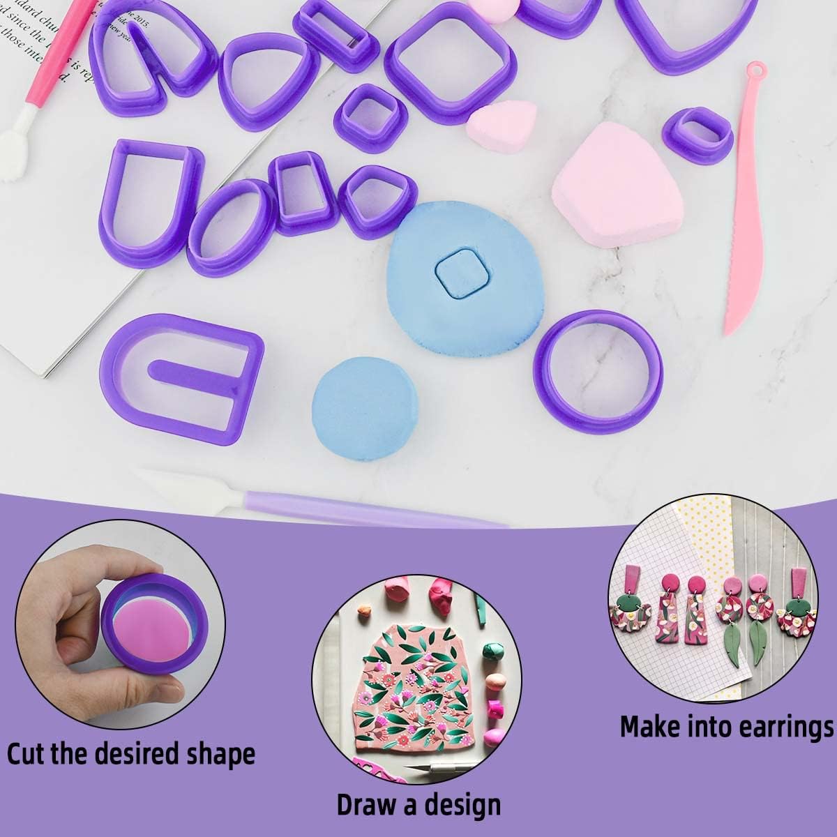 Polymer Clay Earring Making Ki - Jewelry Making Ring Tool review and price