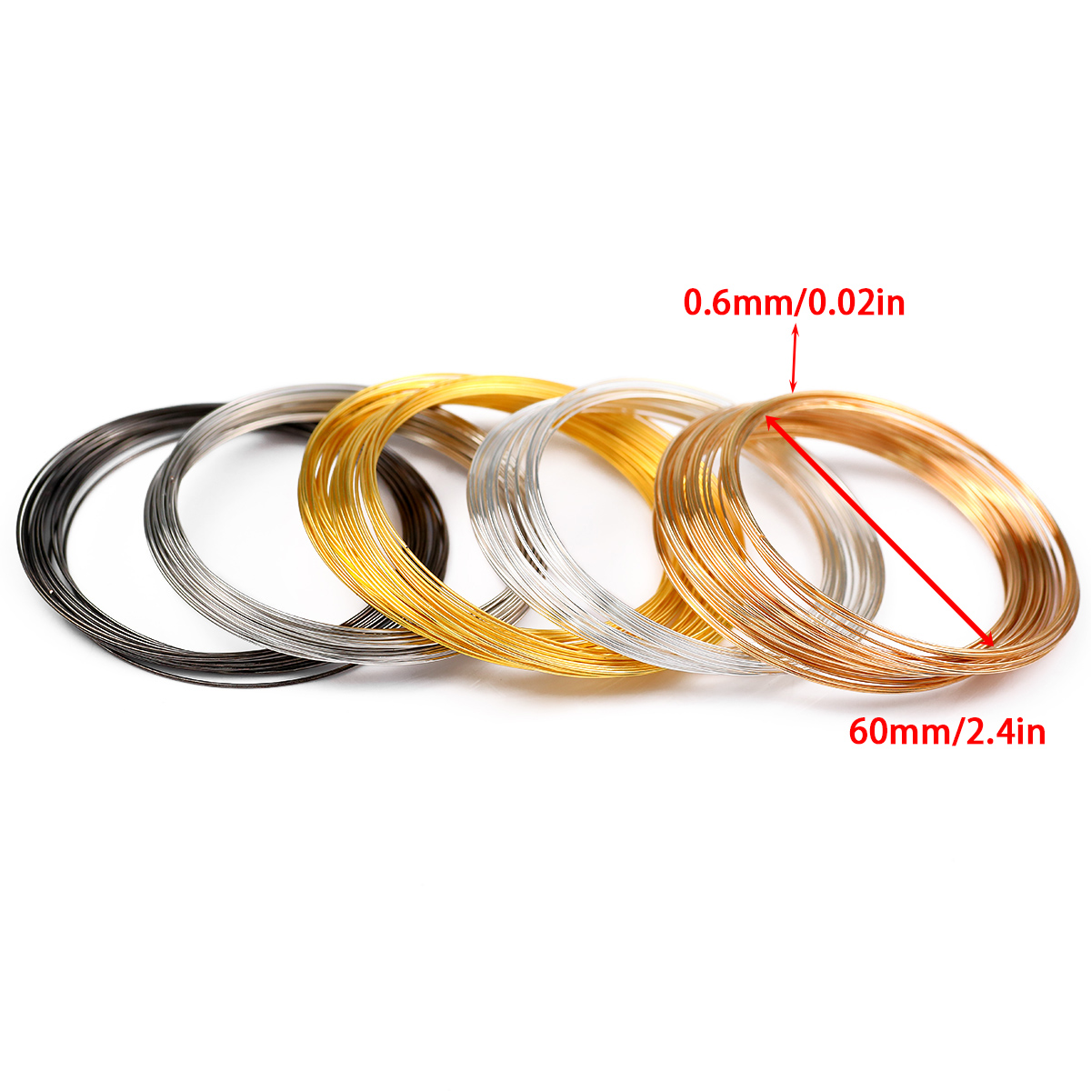 Memory Steel Wire 50Loops/Lot  - Memory Wire Bracelet review and price