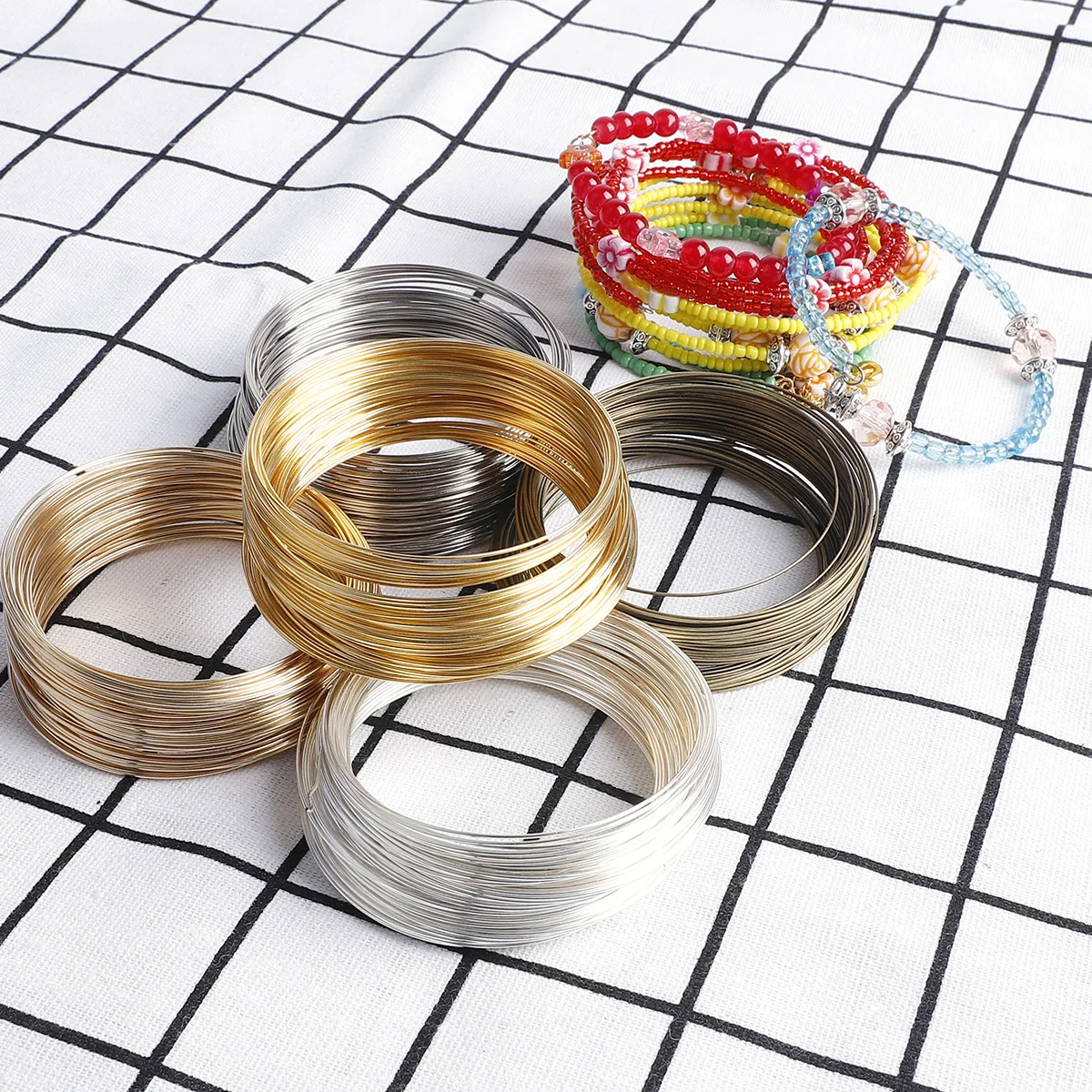 100Loops 0.6mm Memory Wire Bra - Memory Wire Bracelet review and price