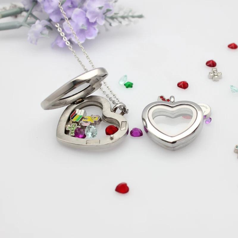 24mm 30mm heart Floating Locke - Jewelry Making For Birthday Party review and price