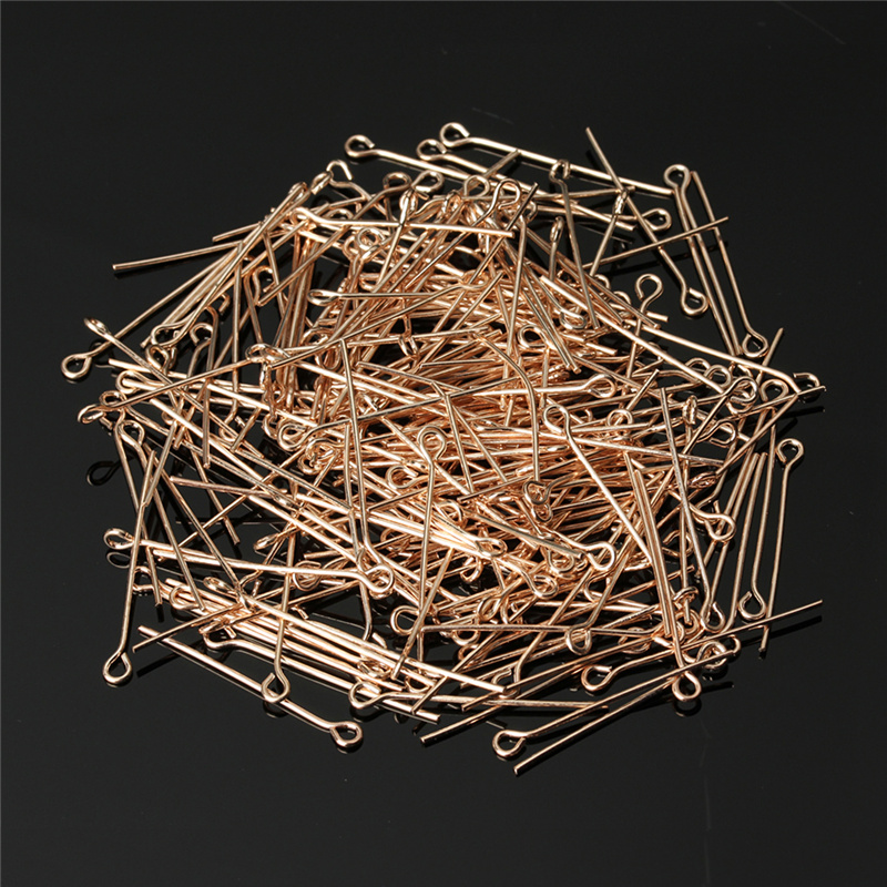 200pcs/lot 50mm Rose Gold Colo - Jewelry Making Eye Pins review and price