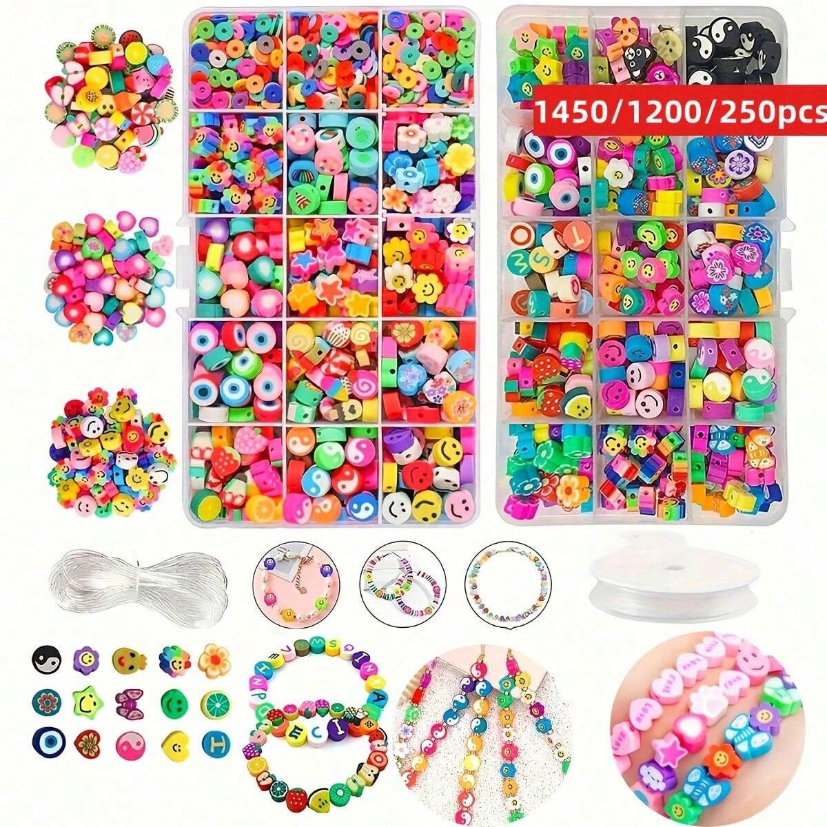 1450/1200/250pcs Polymer Clay  - Jewelry Making Organizer review and price