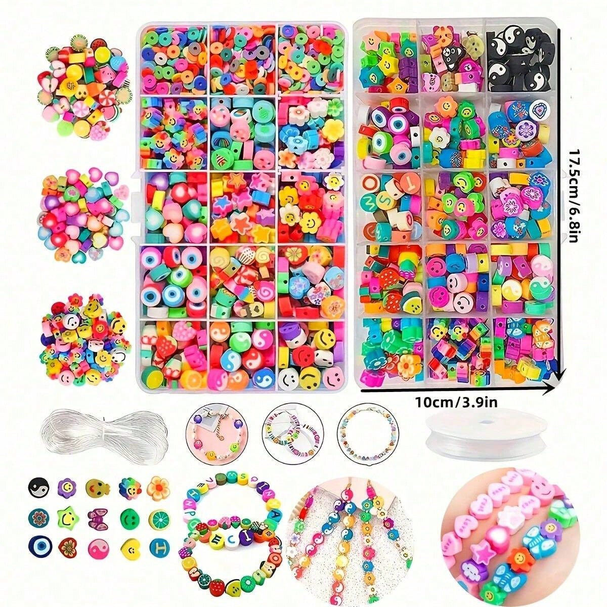 1450/1200/250pcs Polymer Clay  - Jewelry Making Organizer review and price