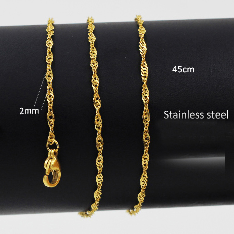 LUXUSTEEL 2mm 10Pcs/Lot Wave T - Jewelry Making Singapore review and price