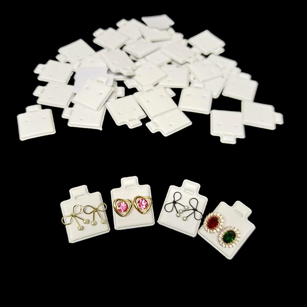 100pcs/bag Ear Studs Holder Wh - Jewelry Making Organizer review and price