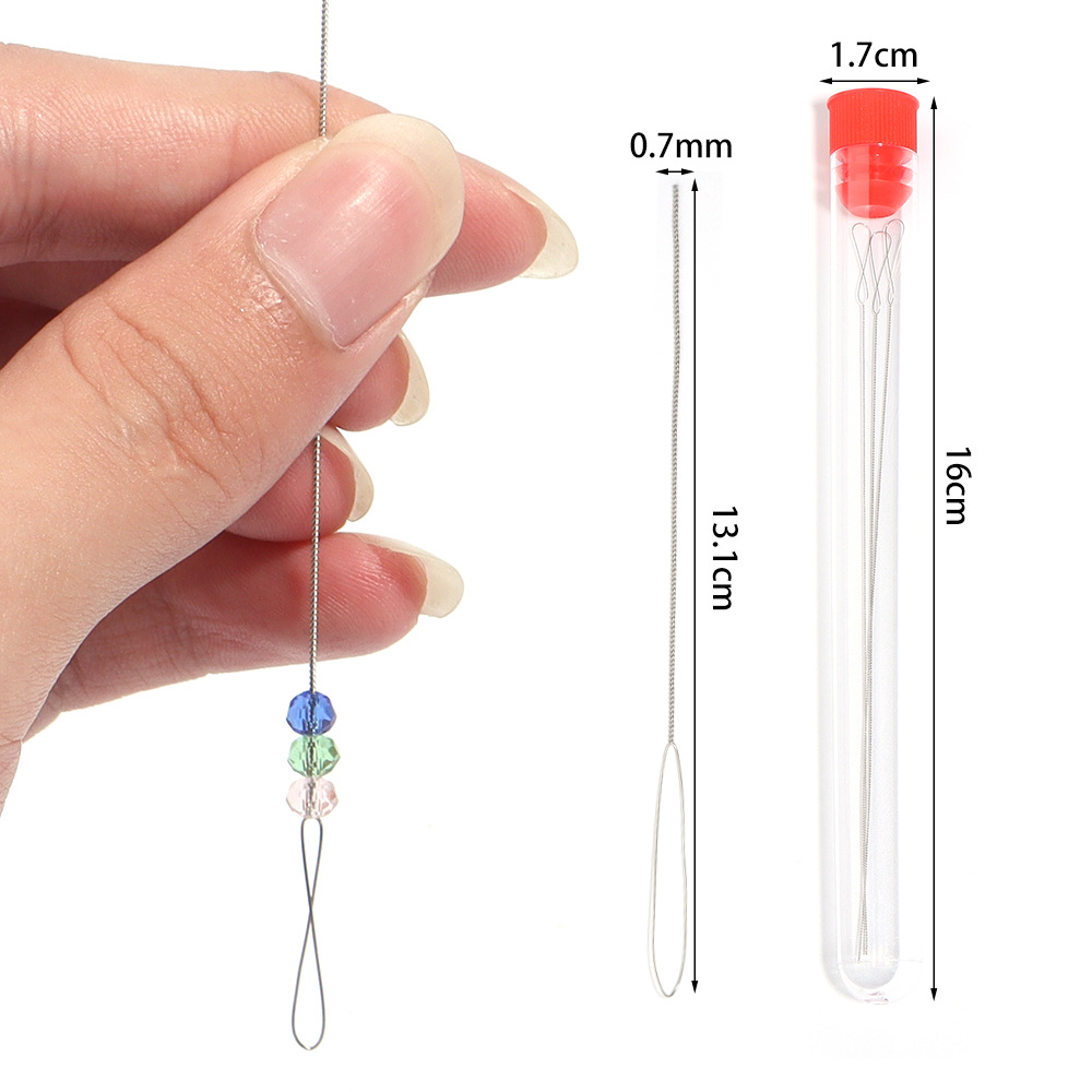 5pcs Beading Needles Big Eye B - Jewelry Making Eye Pins review and price