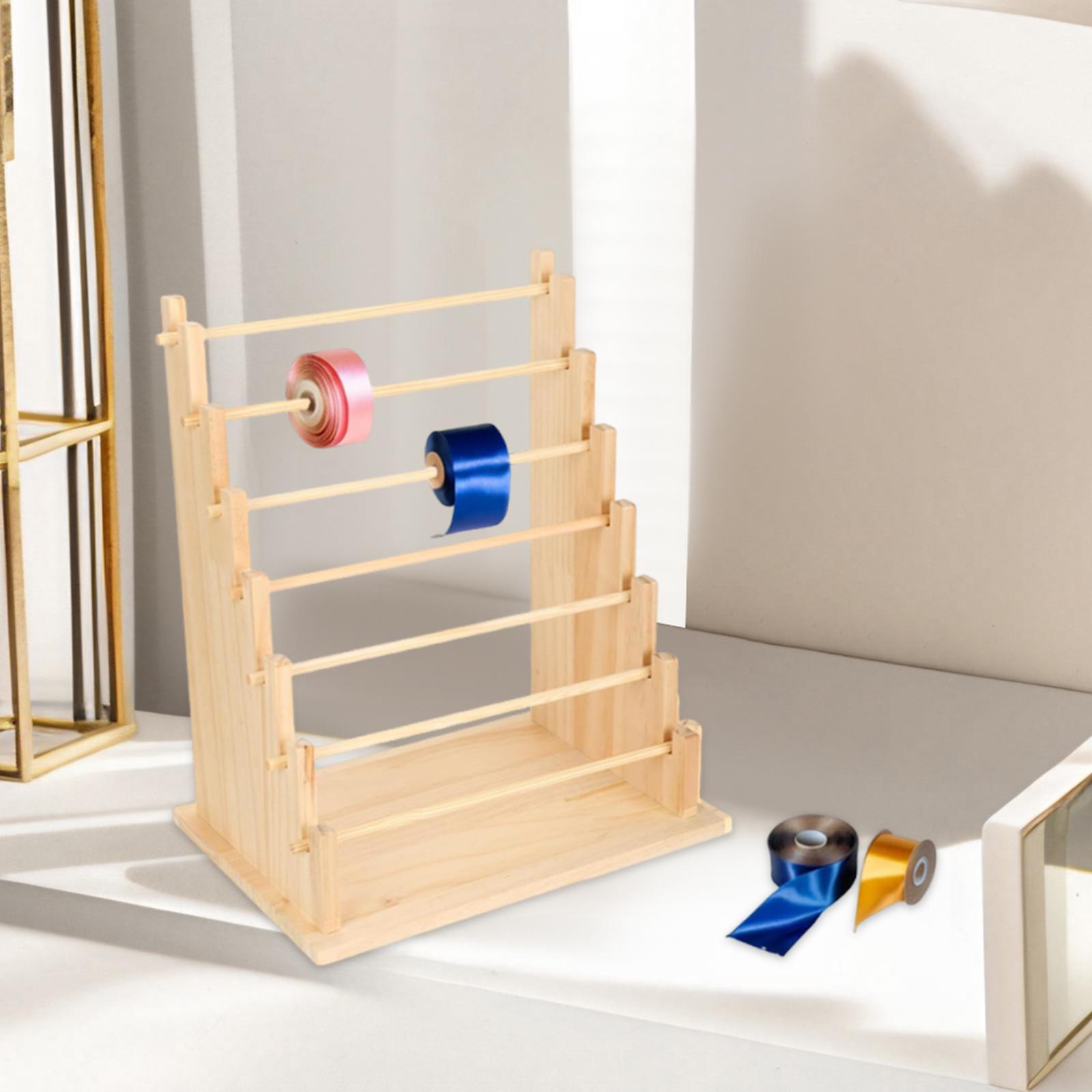 Wooden Ribbon Organizer Rack S - Jewelry Making Organizer review and price
