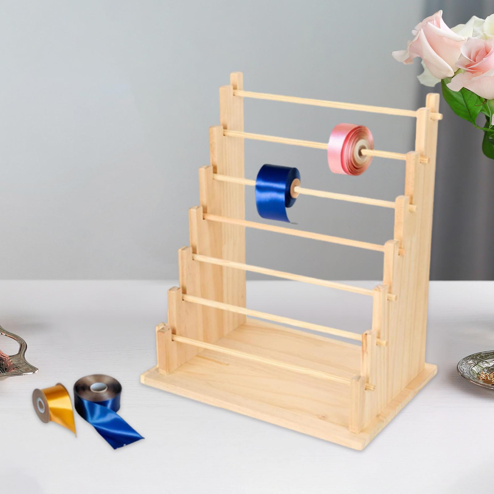 Wooden Ribbon Organizer Rack S - Jewelry Making Organizer review and price