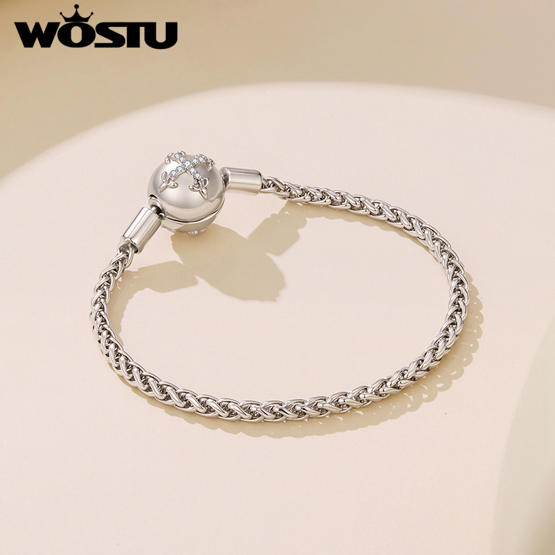 WOSTU Platinum Plated Sparklin - Jewelry Making Singapore review and price