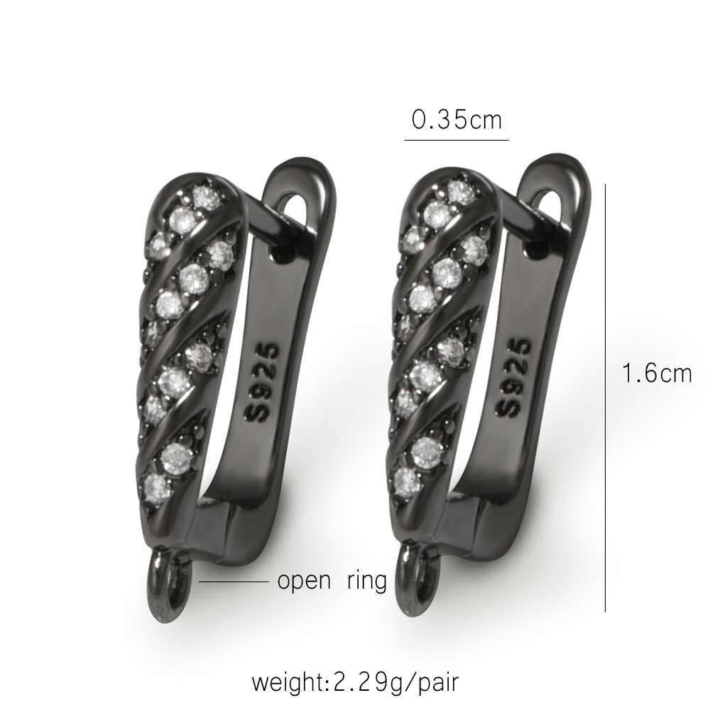 YANASI 1 Pair Gun Black  Brass - Jewelry Making Class review and price