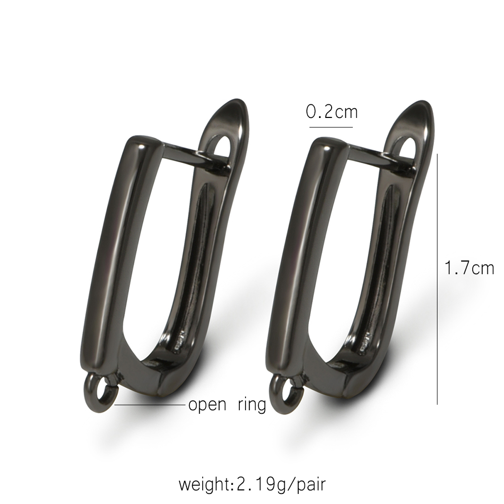 YANASI 1 Pair Gun Black  Brass - Jewelry Making Class review and price