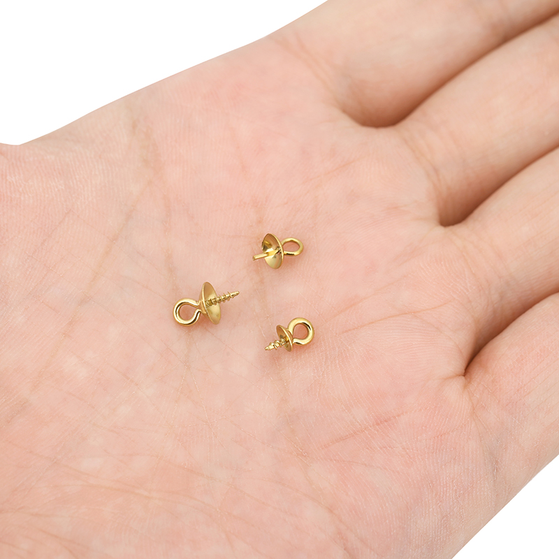 20pcs Stainless Steel Pearl Pe - Jewelry Making Eye Pins review and price